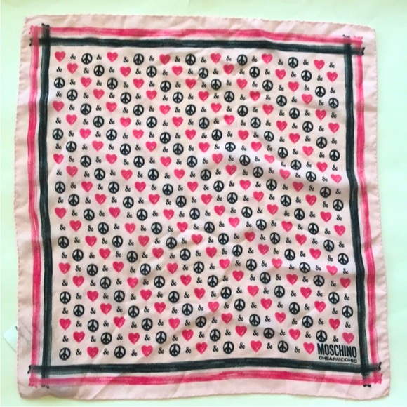 Moschino Cheap and Chic Silk Handkerchief Scarf - Picture 4 of 6